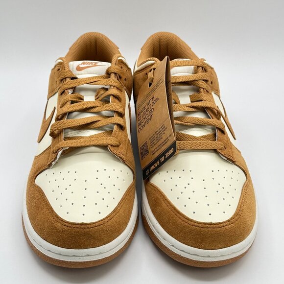 Nike Dunk Low Coconut Milk Flax Tan Shoes HJ7673-100 Women's Sz 11 / Mens 9.5 - Picture 3 of 12